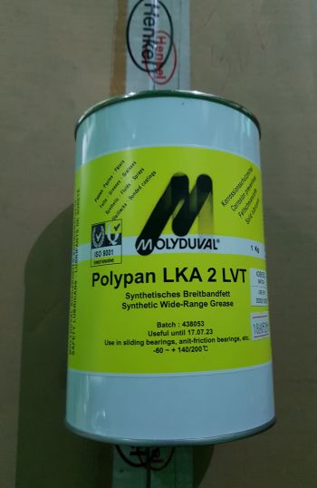 Mỡ bôi trơn gioăng cao su, nhựa MOLYDUVAL Polypan LKA 2 LVT